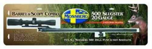 Mossberg Barrel Scope Combo 24" 500 20 Gauge Rifled Blued PRT 3-9X32 92010